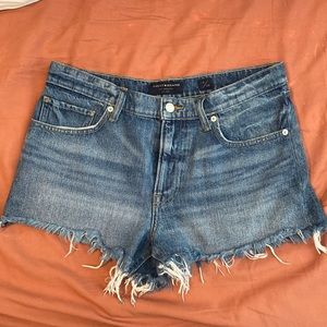 Lucky brand mid rise denim short shorts!!